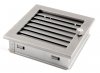 Kratka kominkowa wentylacyjna MODERN 20x20cm z żaluzją inox